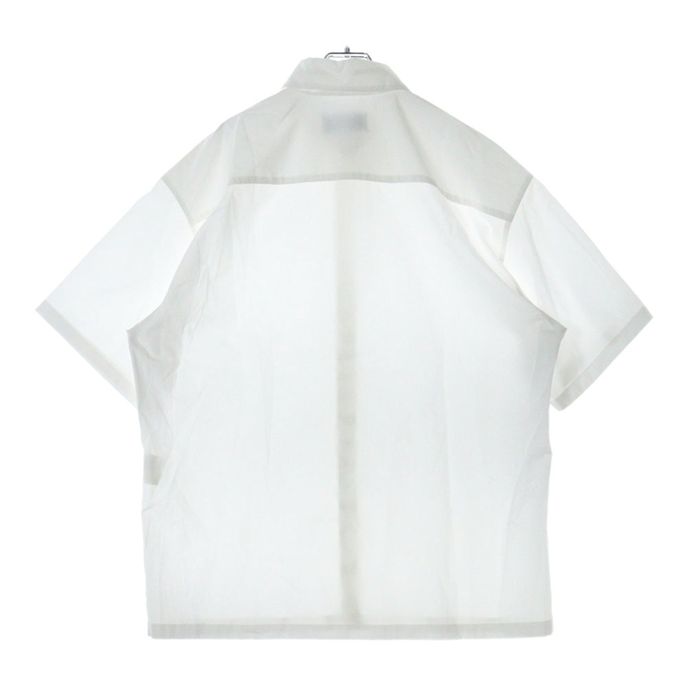 AMBUSH(アンブッシュ) pearl Shirt パールボタン半袖シャツ ホワイト 【SAMPLE品】