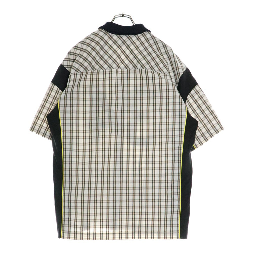 AMBUSH(アンブッシュ) Sports Designed Shirt 半袖チェックシャツ ブラウン 【SAMPLE品】