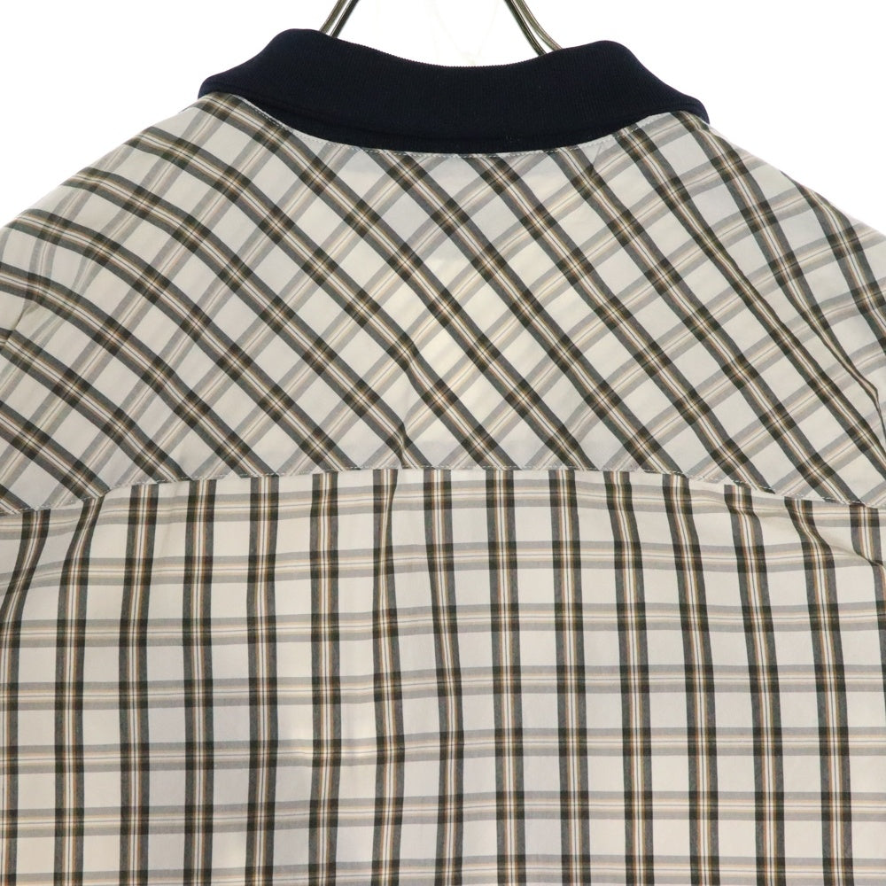 AMBUSH(アンブッシュ) Sports Designed Shirt 半袖チェックシャツ ブラウン 【SAMPLE品】