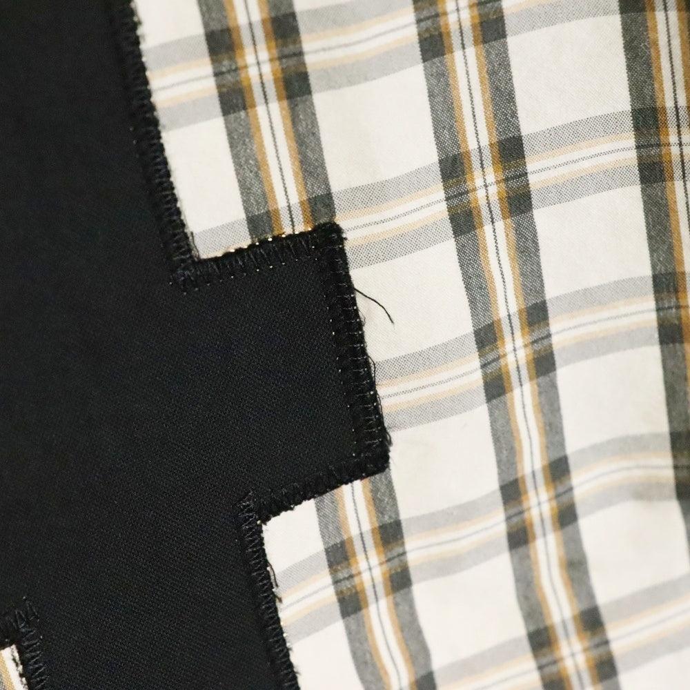 AMBUSH(アンブッシュ) Sports Designed Shirt 半袖チェックシャツ ブラウン 【SAMPLE品】