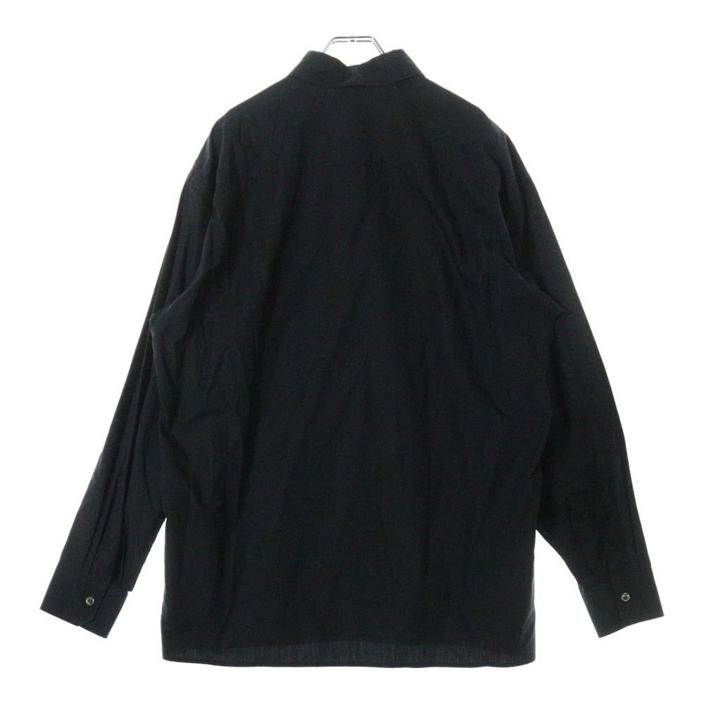 AMBUSH(アンブッシュ) Typewriter Shirt ロゴ刺繍 長袖シャツ ブラック 【SAMPLE品】