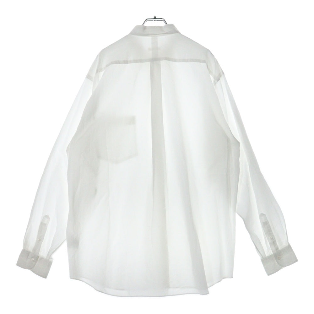 COMOLI(コモリ) 24AW コモリシャツ 長袖シャツ ホワイト A03-02001
