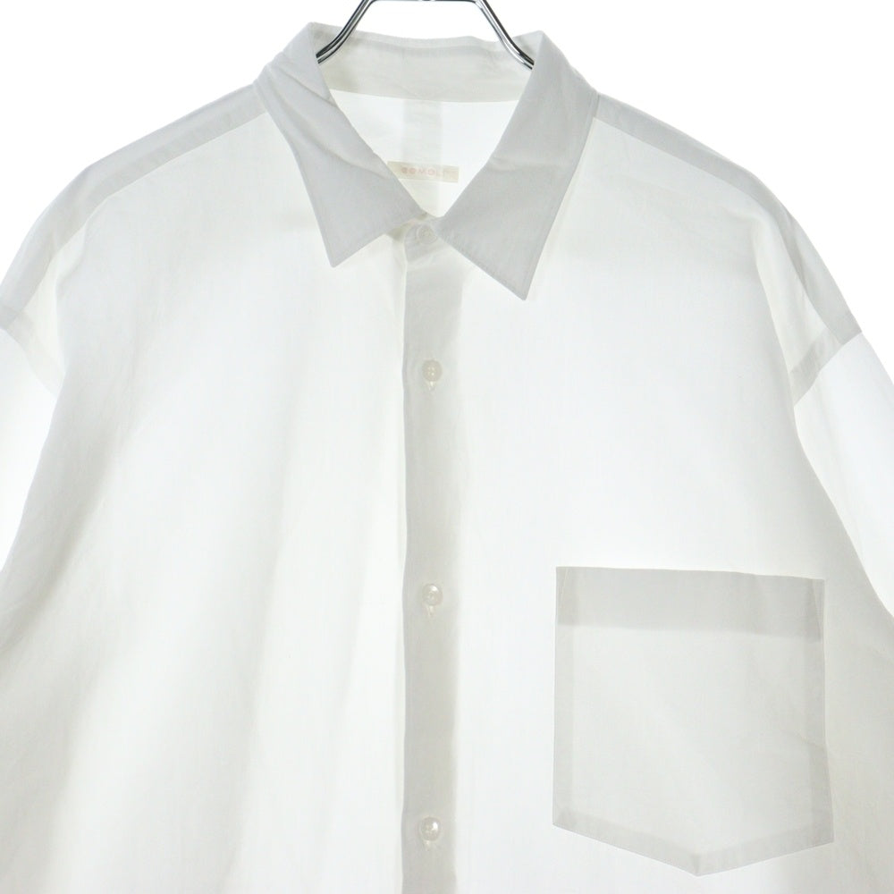 COMOLI(コモリ) 24AW コモリシャツ 長袖シャツ ホワイト A03-02001