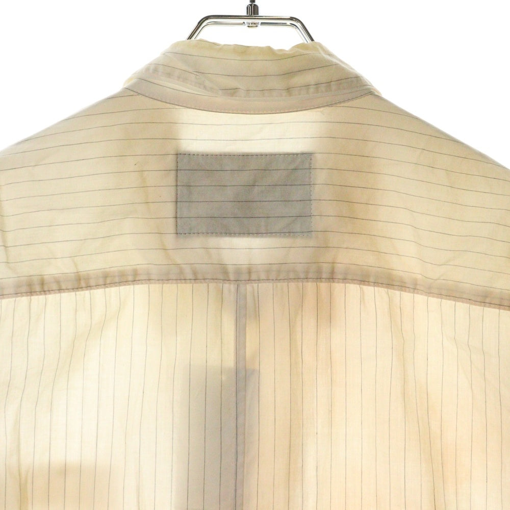 UNDERCOVER ISM(アンダーカバーイズム) 04AW But beautiful期 バットビューティフル 汚れ加工ボタンダウンロングシャツ 長袖ロングシャツ B213-SH2 ホワイト