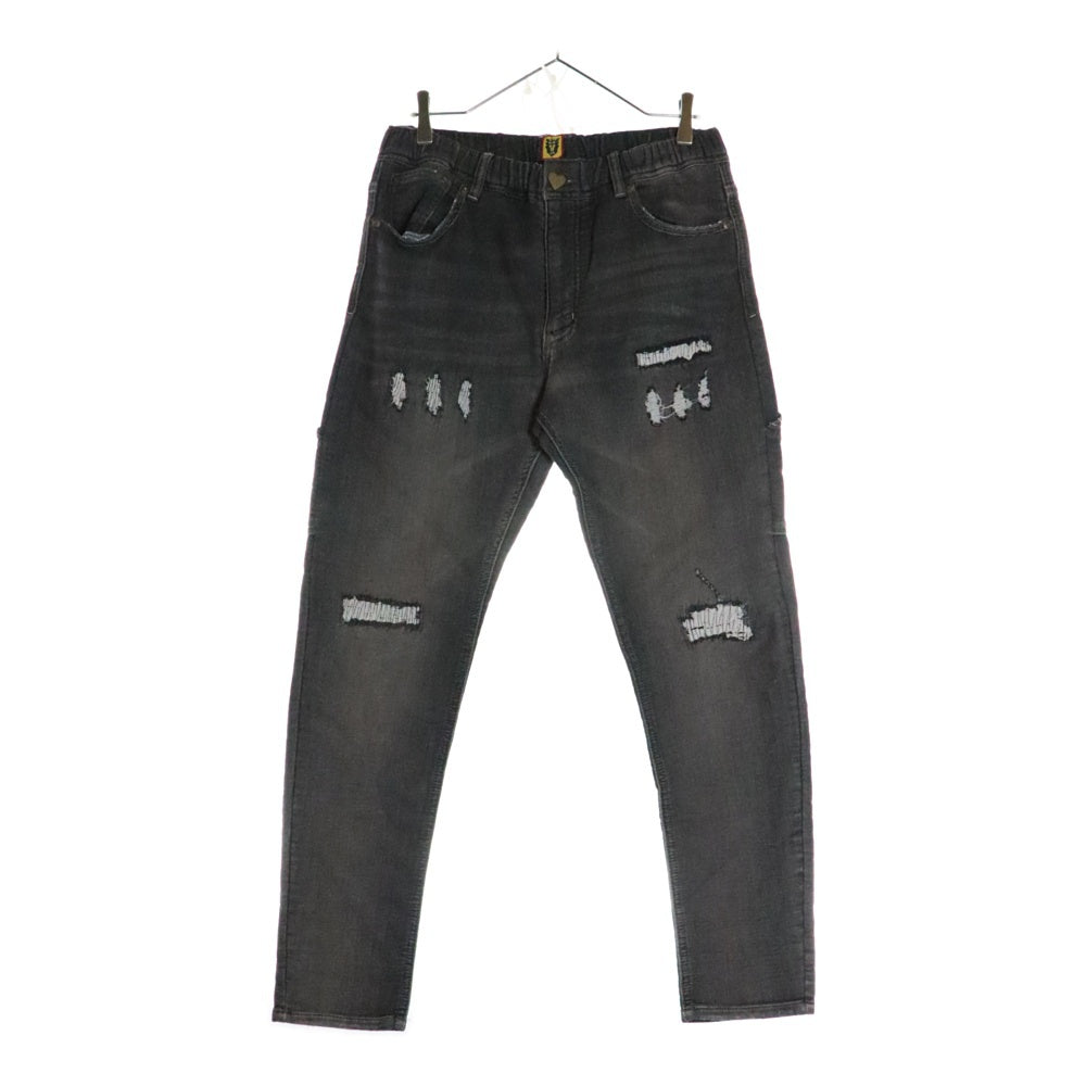 HUMAN MADE(ヒューマンメイド) Sweat Jeans リラックス デニムスウェットパンツ グレー
