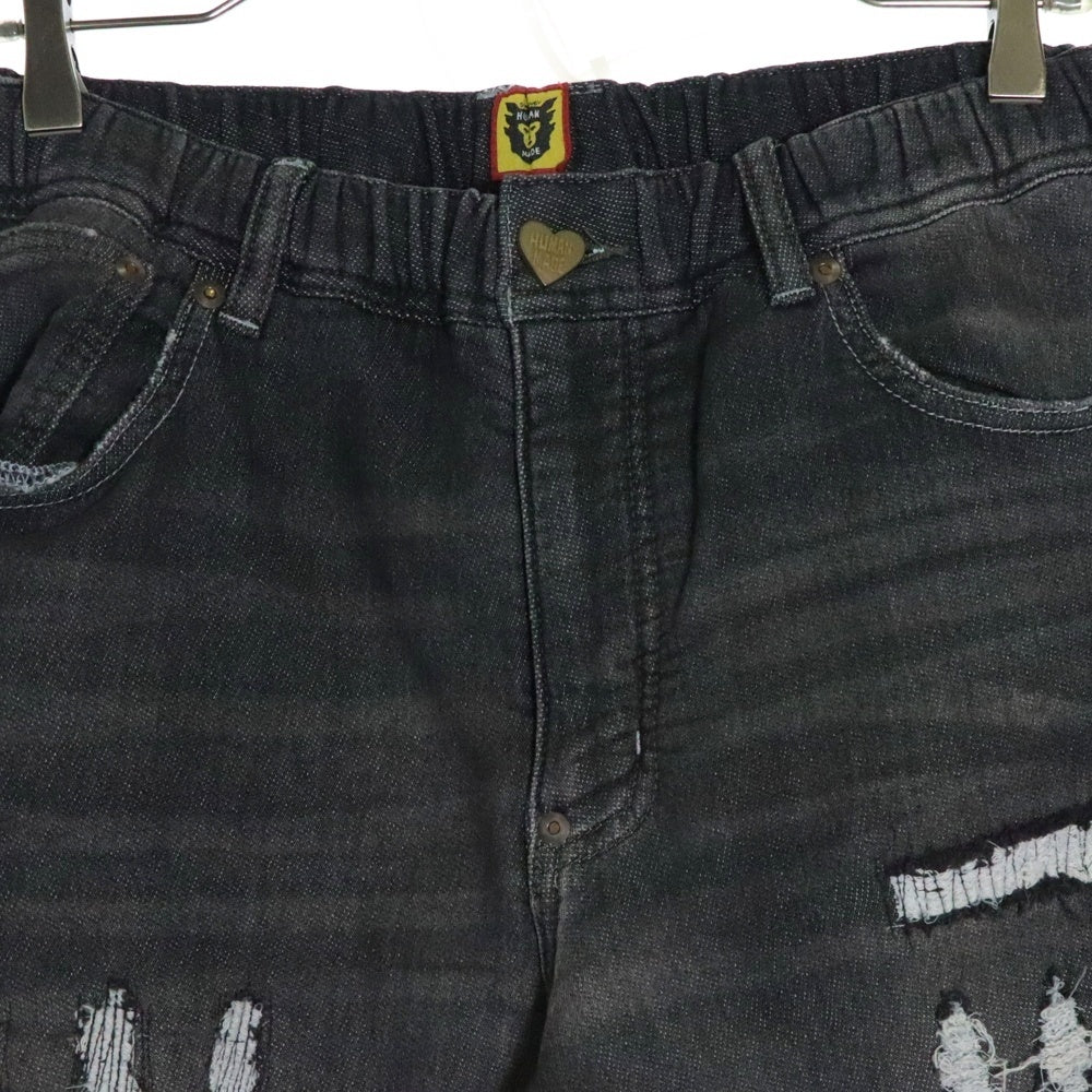 HUMAN MADE(ヒューマンメイド) Sweat Jeans リラックス デニムスウェットパンツ グレー
