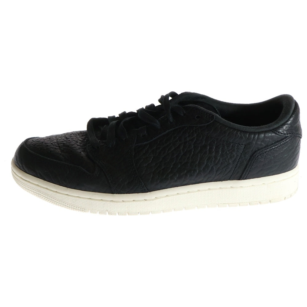 NIKE(ナイキ) Air Jordan 1 Retro Low Swooshless Black エアジョーダン1 ロー スウッシュレスブラック ローカットスニーカー US9/27cm 848775-005 ブラック