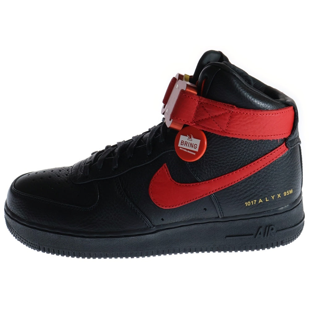 NIKE(ナイキ) ×1017 ALYX 9SM AIR FORCE1 HIGH アリクス エアフォース1 ハイカットスニーカー ブラック US9/27cm CQ4018-004