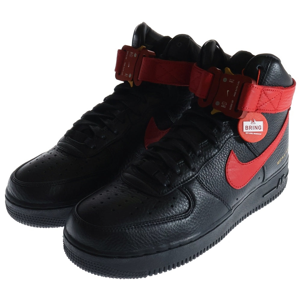 NIKE(ナイキ) ×1017 ALYX 9SM AIR FORCE1 HIGH アリクス エアフォース1 ハイカットスニーカー ブラック US9/27cm CQ4018-004