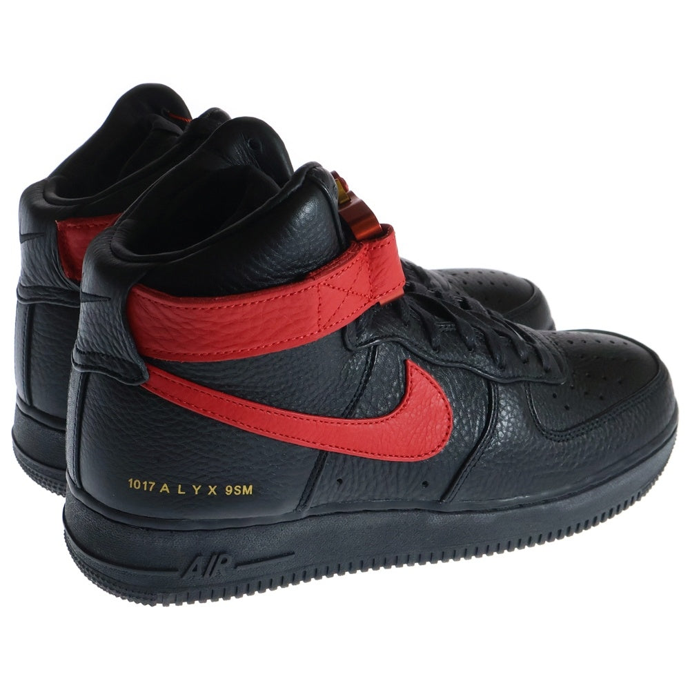 NIKE(ナイキ) ×1017 ALYX 9SM AIR FORCE1 HIGH アリクス エアフォース1 ハイカットスニーカー ブラック US9/27cm CQ4018-004