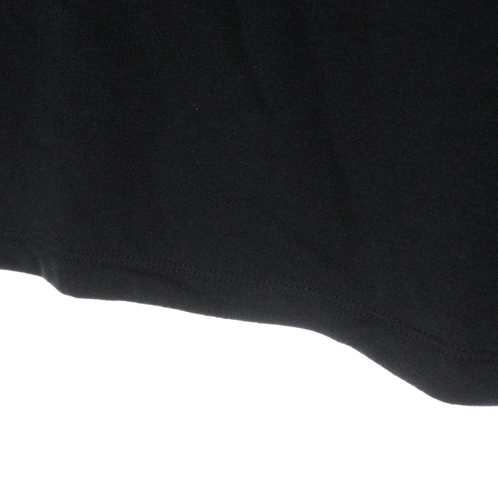 CELINE(セリーヌ) Oversized Cotton Cashmere Short Sleeve Sweat Shirts オーバーサイズコットンカシミアショートスリーブスウェットシャツ ロゴプリント半袖 2Y91A450I