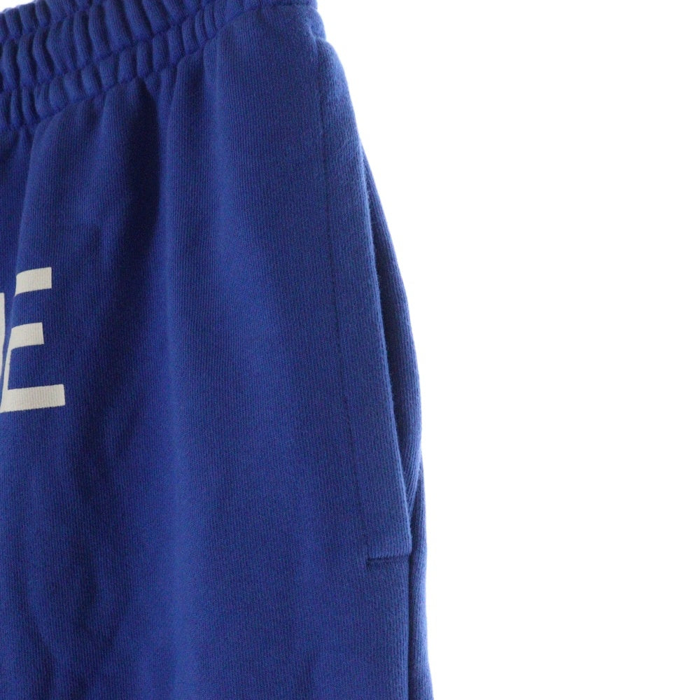 CELINE(セリーヌ) 21SS Logo Print Sweat Pants ロゴプリントコットンジョガースウェットパンツ 2Z056052H ブルー