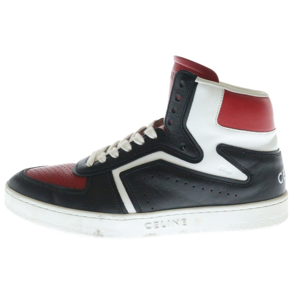 CELINE(セリーヌ) 21SS CT-01 ハイカットスニーカー MU0281 レッド/ブラック