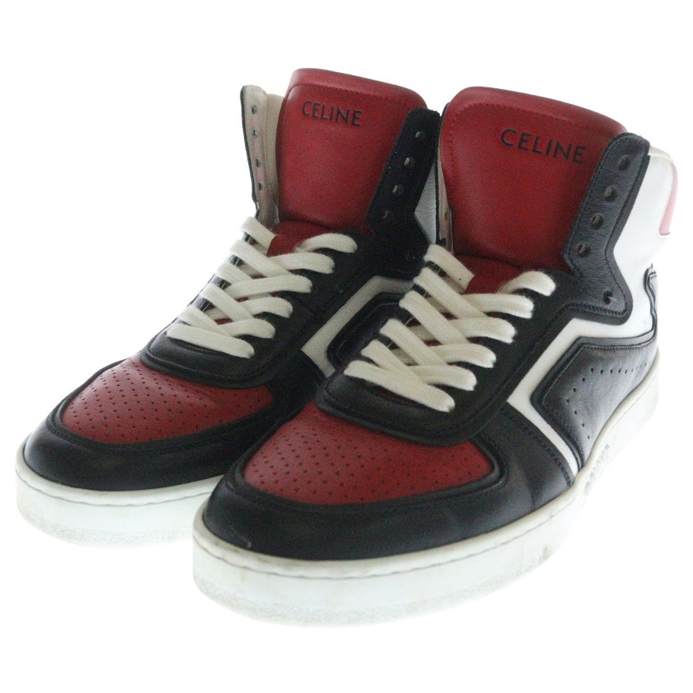 CELINE(セリーヌ) 21SS CT-01 ハイカットスニーカー MU0281 レッド/ブラック