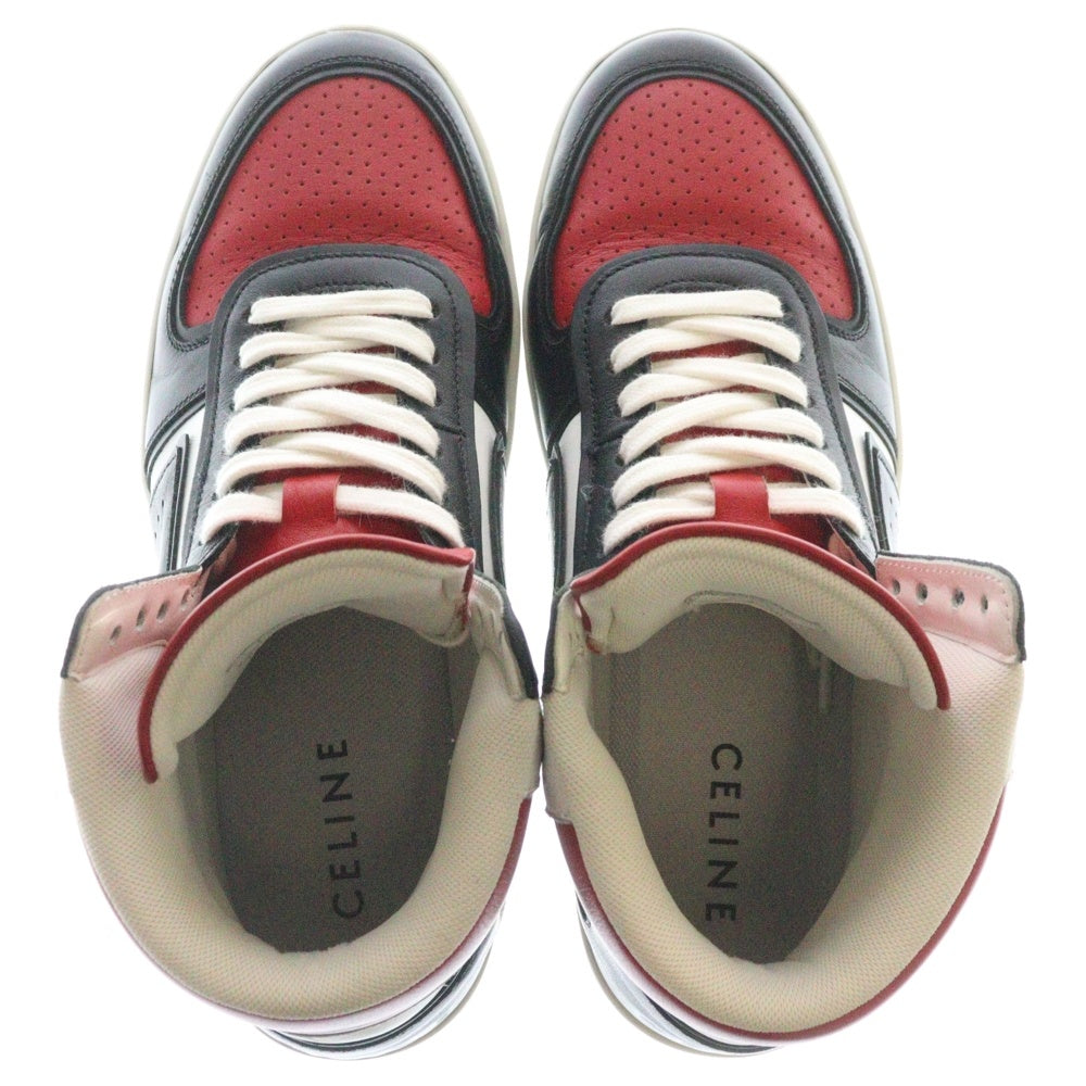 CELINE(セリーヌ) 21SS CT-01 ハイカットスニーカー MU0281 レッド/ブラック