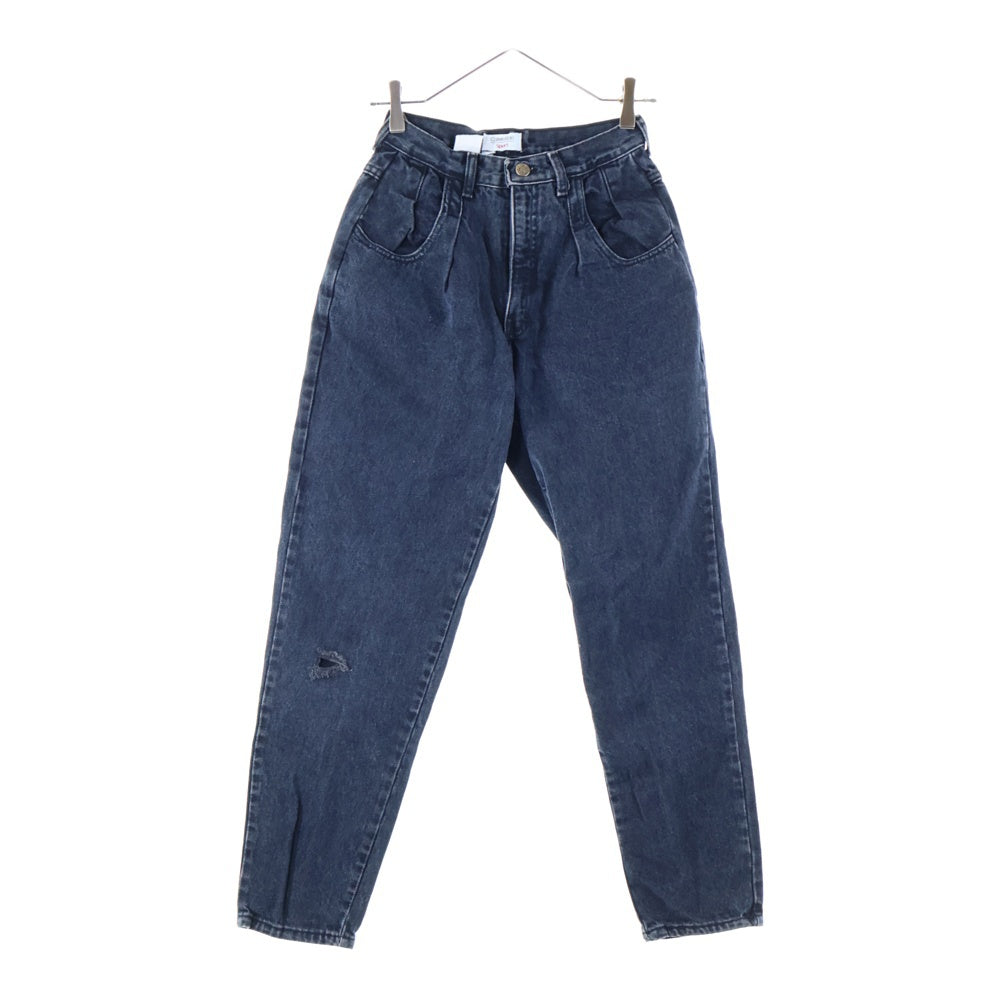 Calvin Klein(カルバンクライン) テーパードデニムパンツ ジップフライデニムパンツ レディース ブラック