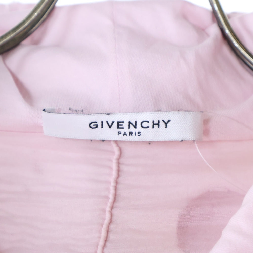GIVENCHY(ジバンシィ) Destroy Hoodie デストロイ ダメージ加工 プルオーバースウェットパーカー フーディー ピンク BW900C3Z05-680-L
