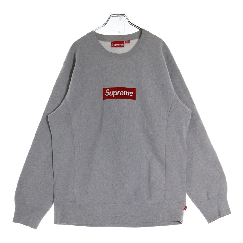 SUPREME(シュプリーム) 15AW Box Logo Crewneck ボックスロゴ クルーネックスウェットトレーナー グレー