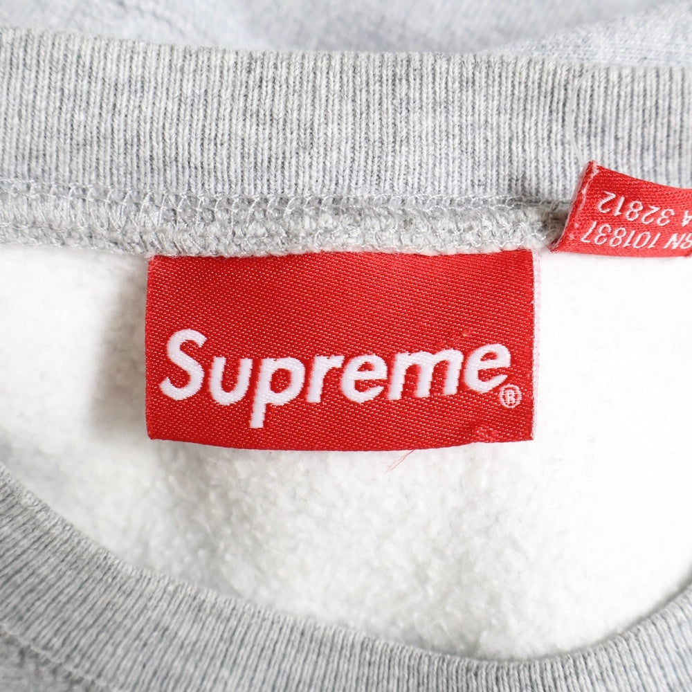 SUPREME(シュプリーム) 15AW Box Logo Crewneck ボックスロゴ クルーネックスウェットトレーナー グレー