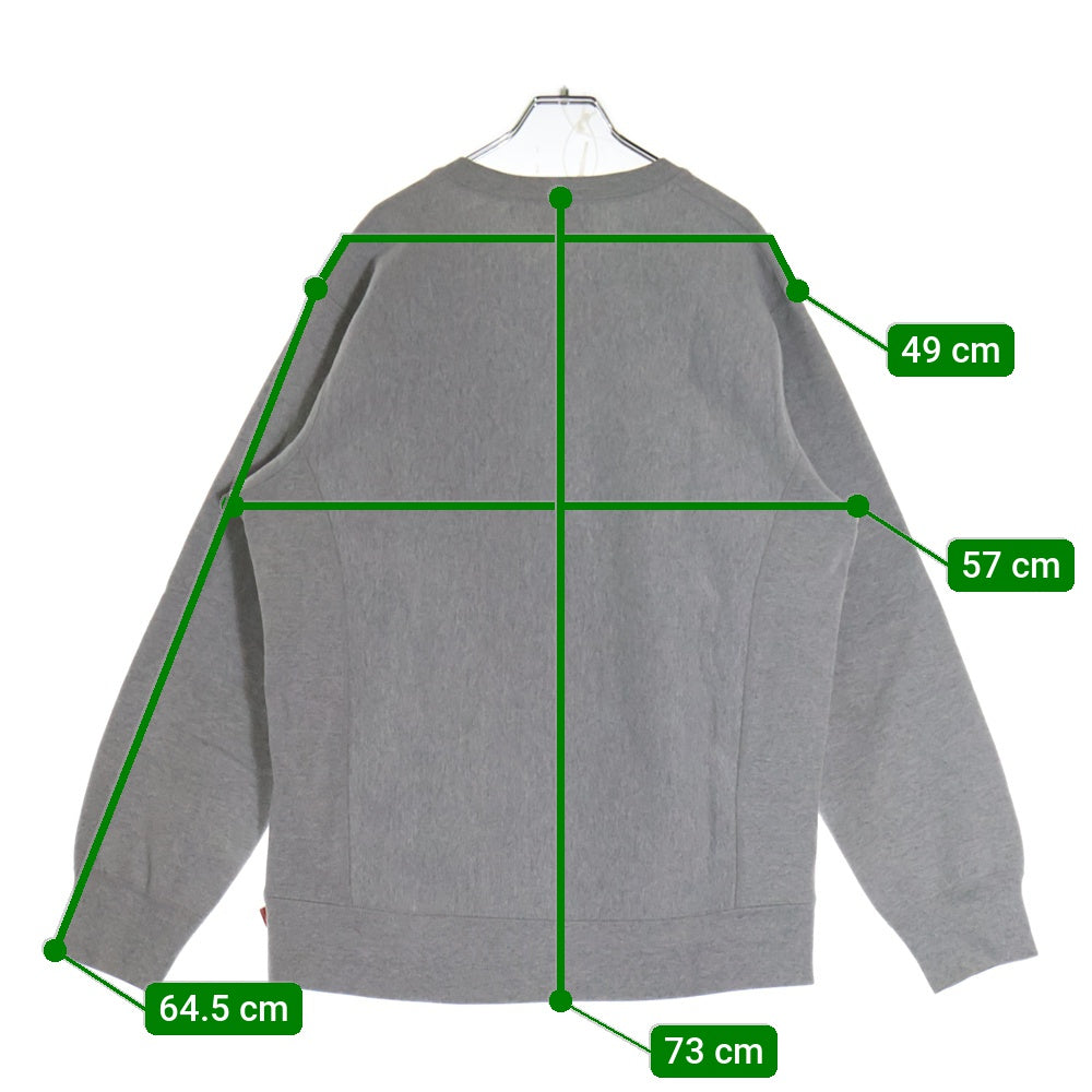 SUPREME(シュプリーム) 15AW Box Logo Crewneck ボックスロゴ クルーネックスウェットトレーナー グレー