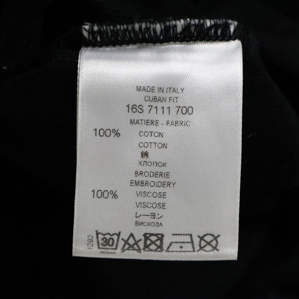 GIVENCHY(ジバンシィ) Star Polo Shirt スターロゴ刺繍 半袖ポロシャツ ブラック 16S 7111 700