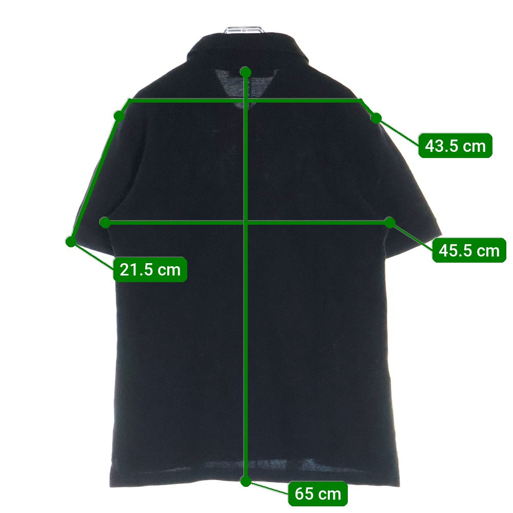 GIVENCHY(ジバンシィ) Star Polo Shirt スターロゴ刺繍 半袖ポロシャツ ブラック 16S 7111 700