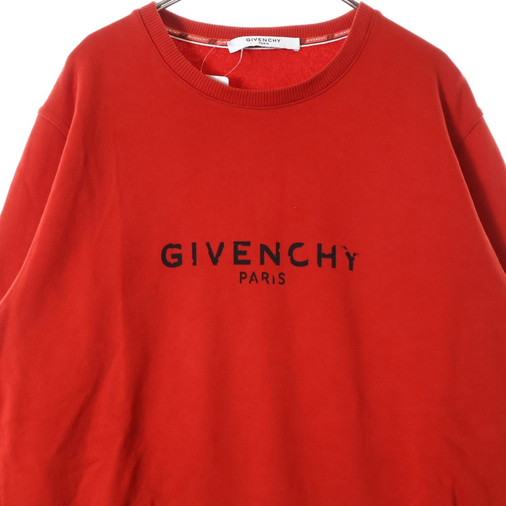 GIVENCHY(ジバンシィ) Sweatshirt クルーネックスウェットトレーナー レッド BM700U30AF