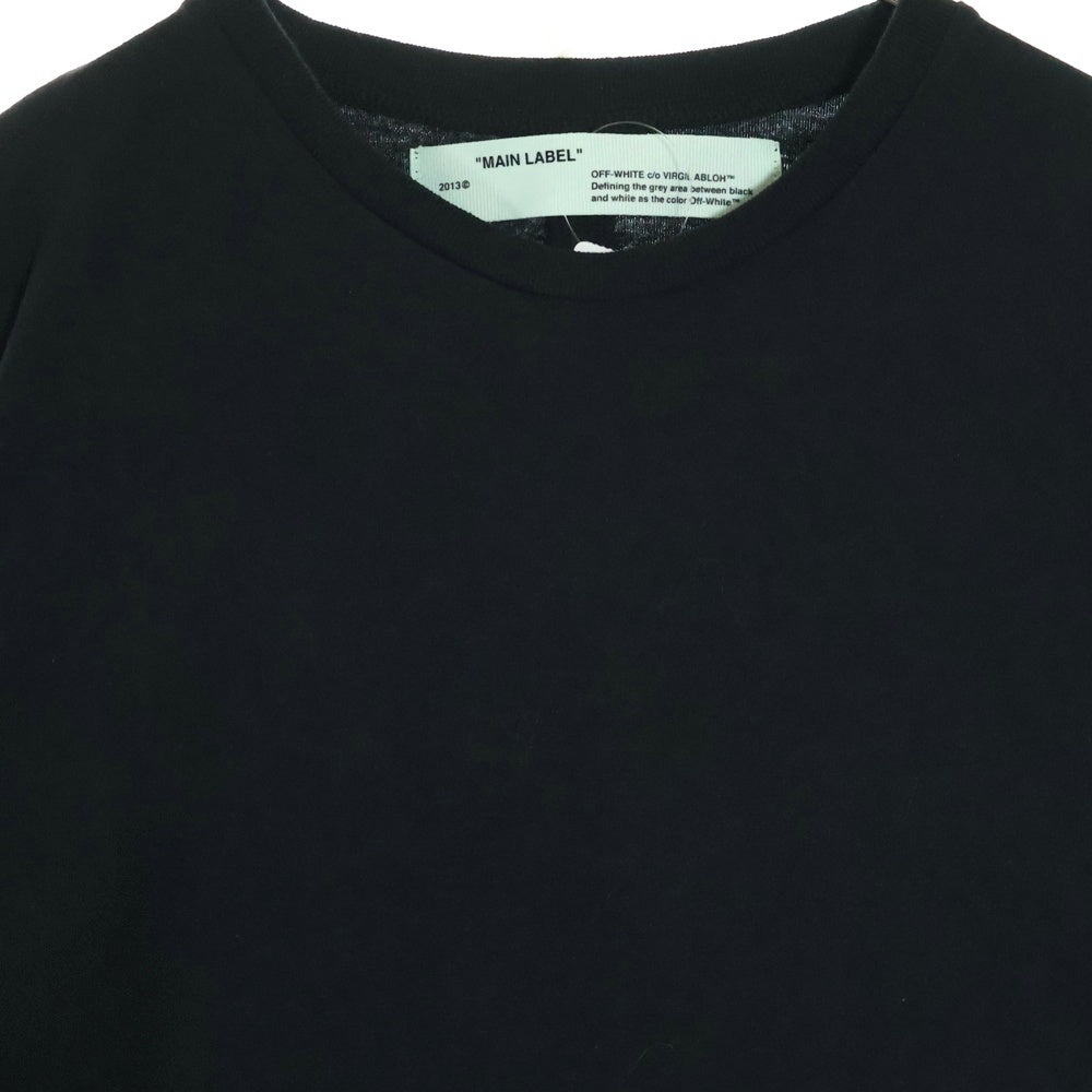 OFF-WHITE(オフホワイト) 18AW KYMOGRAPH TEE カイモグラフ プリント ショートスリーブ カットソー 半袖 Tシャツ ブラック OMAA027F18185051