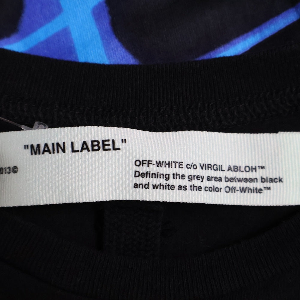 OFF-WHITE(オフホワイト) 18AW KYMOGRAPH TEE カイモグラフ プリント ショートスリーブ カットソー 半袖 Tシャツ ブラック OMAA027F18185051