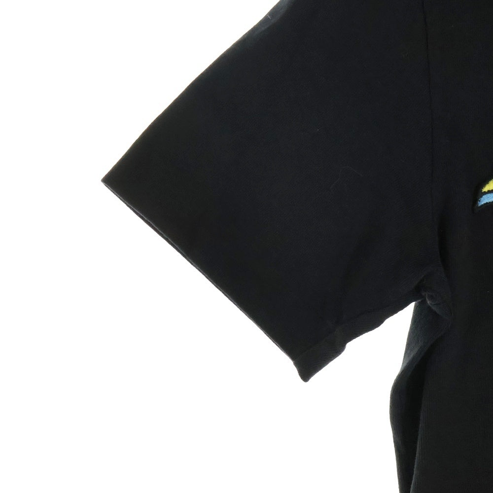 GUCCI(グッチ) ×Disney Donald Duck Rocket T-Shirt ディズニー 刺繍半袖Tシャツ ブラック 644671 XJDBD