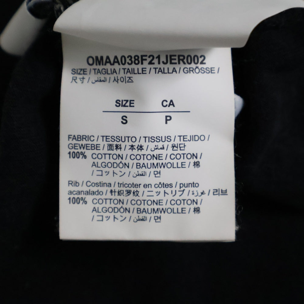 OFF-WHITE(オフホワイト) 21AW T-Shirt グラデーション オーバーサイズ半袖Tシャツ ブラック OMAA038F21JER002