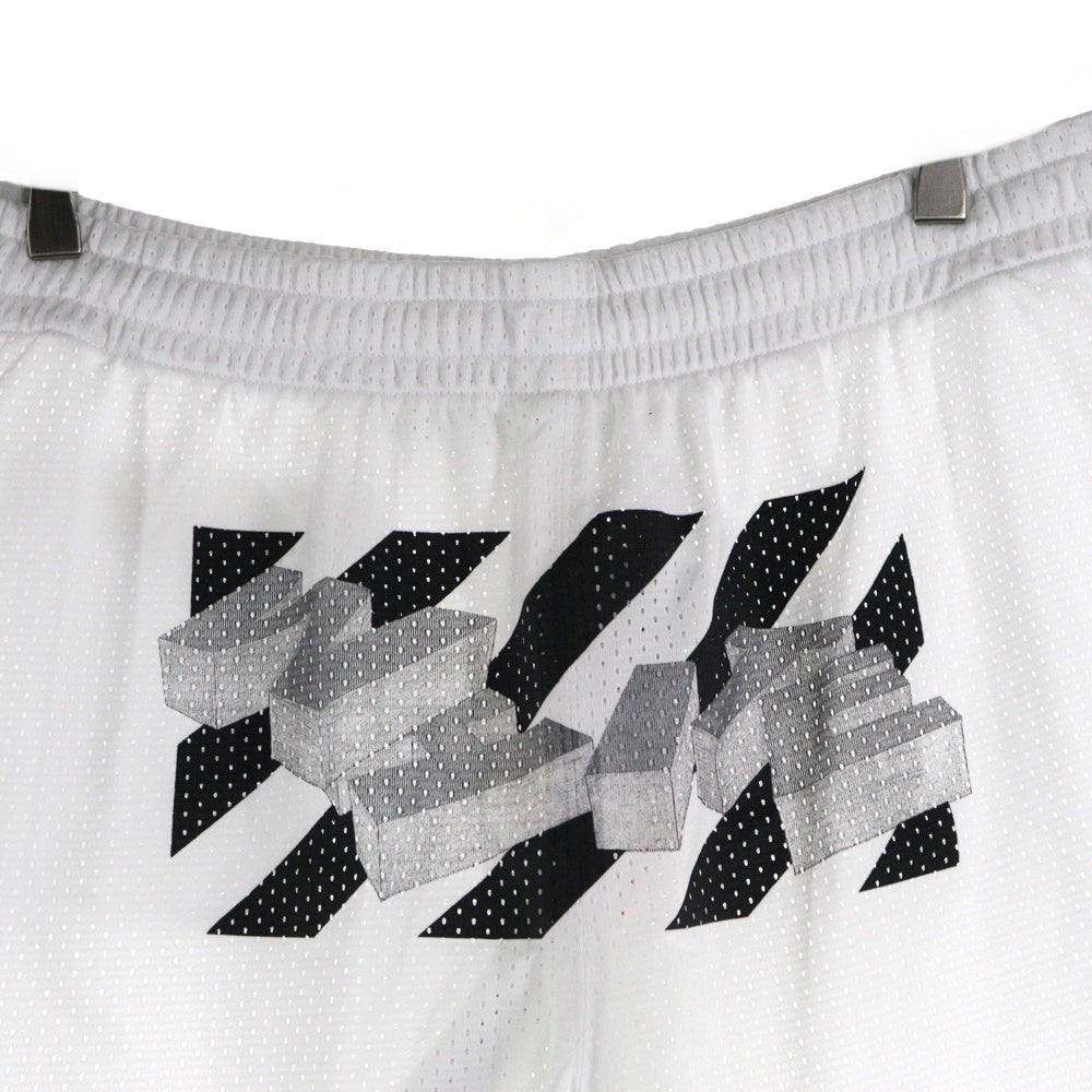 OFF-WHITE(オフホワイト) 20SS Mesh Shorts メッシュショーツ ハーフパンツ ホワイト OMCI005R20101010