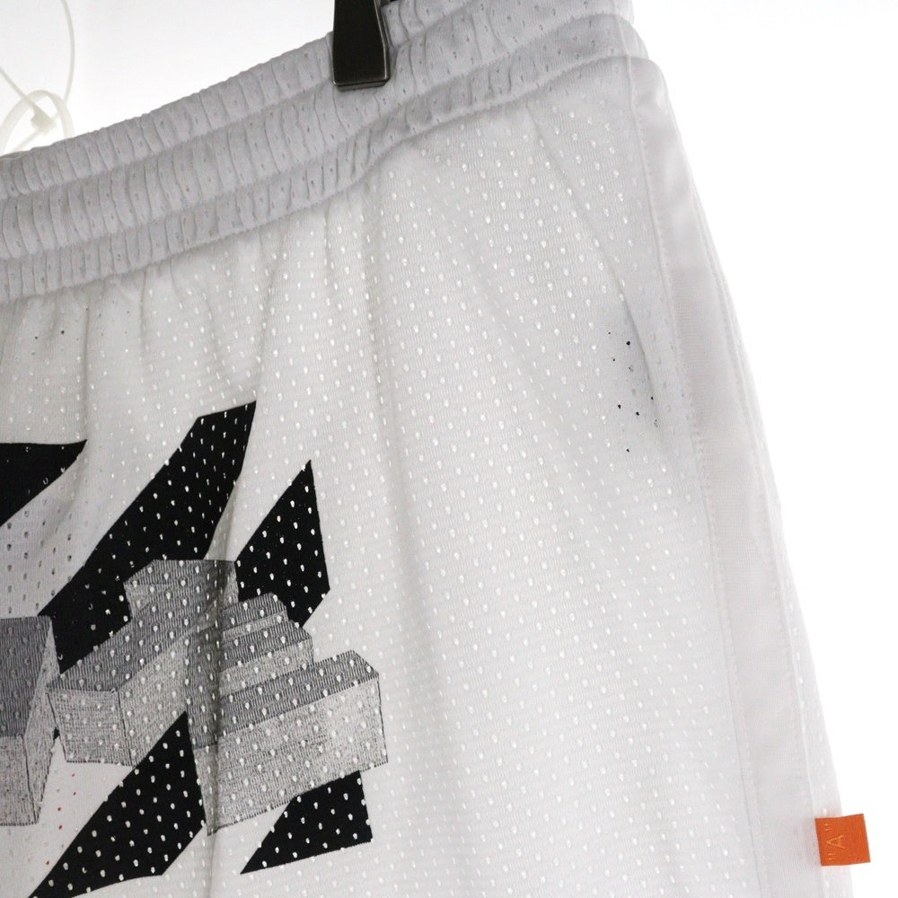 OFF-WHITE(オフホワイト) 20SS Mesh Shorts メッシュショーツ ハーフパンツ ホワイト OMCI005R20101010