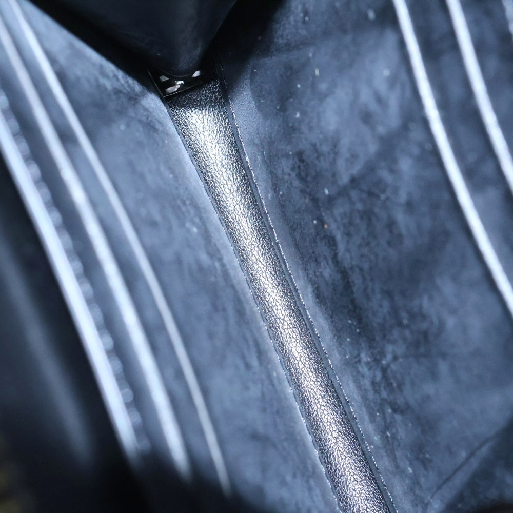 MM6 Maison Margiela(エムエムシックスメゾンマルジェラ) Grove Bag グローブ レザーショルダーバッグ ミニポーチ ブラック SA6UI0001P4622