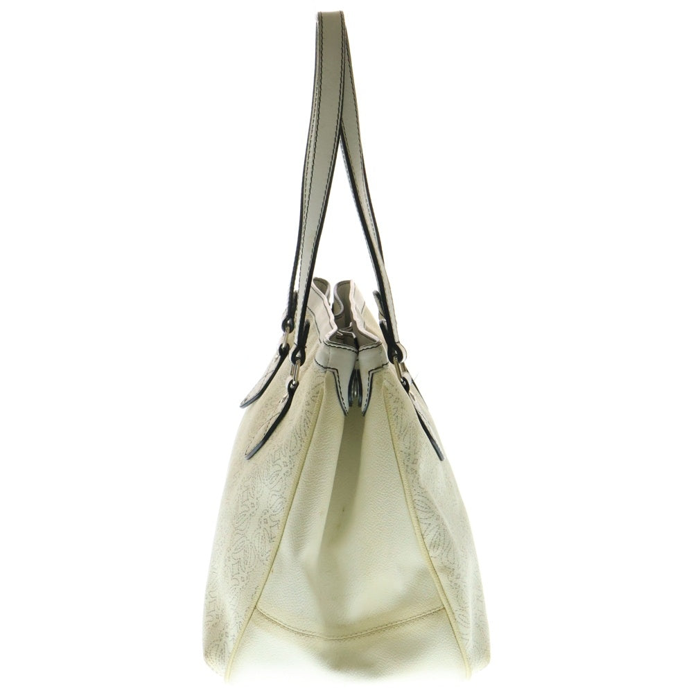 LOEWE(ロエベ) アナグラム ポーチ付きレザーハンドバッグ トートバッグ アイボリー 318398