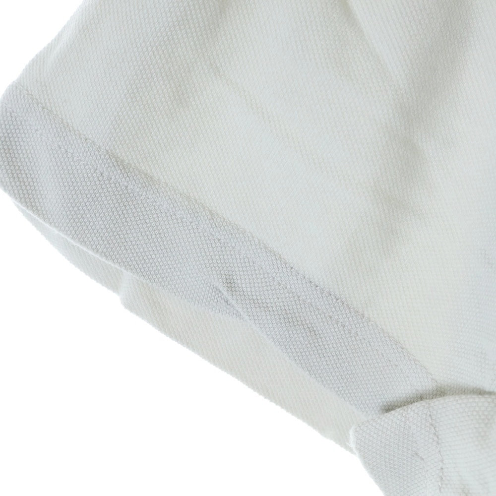 BALENCIAGA(バレンシアガ) Short Sleeve Fitted Polo ショートスリーブフィッテッドポロ ロゴエンブロイダリー半袖ポロシャツ 833244 TSVC7 グレー