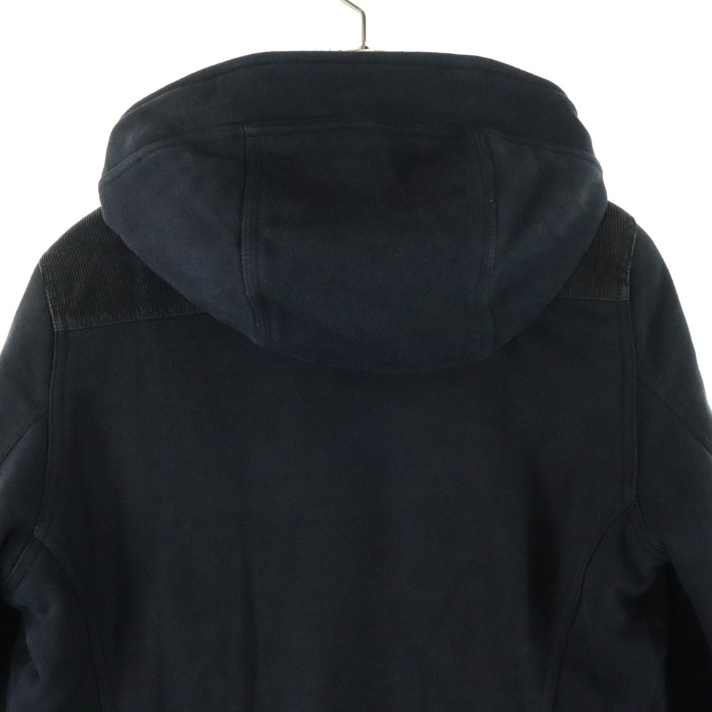 DIESEL(ディーゼル) コーデュロイ切り替え ジップアップジャケット フーディー ブラック