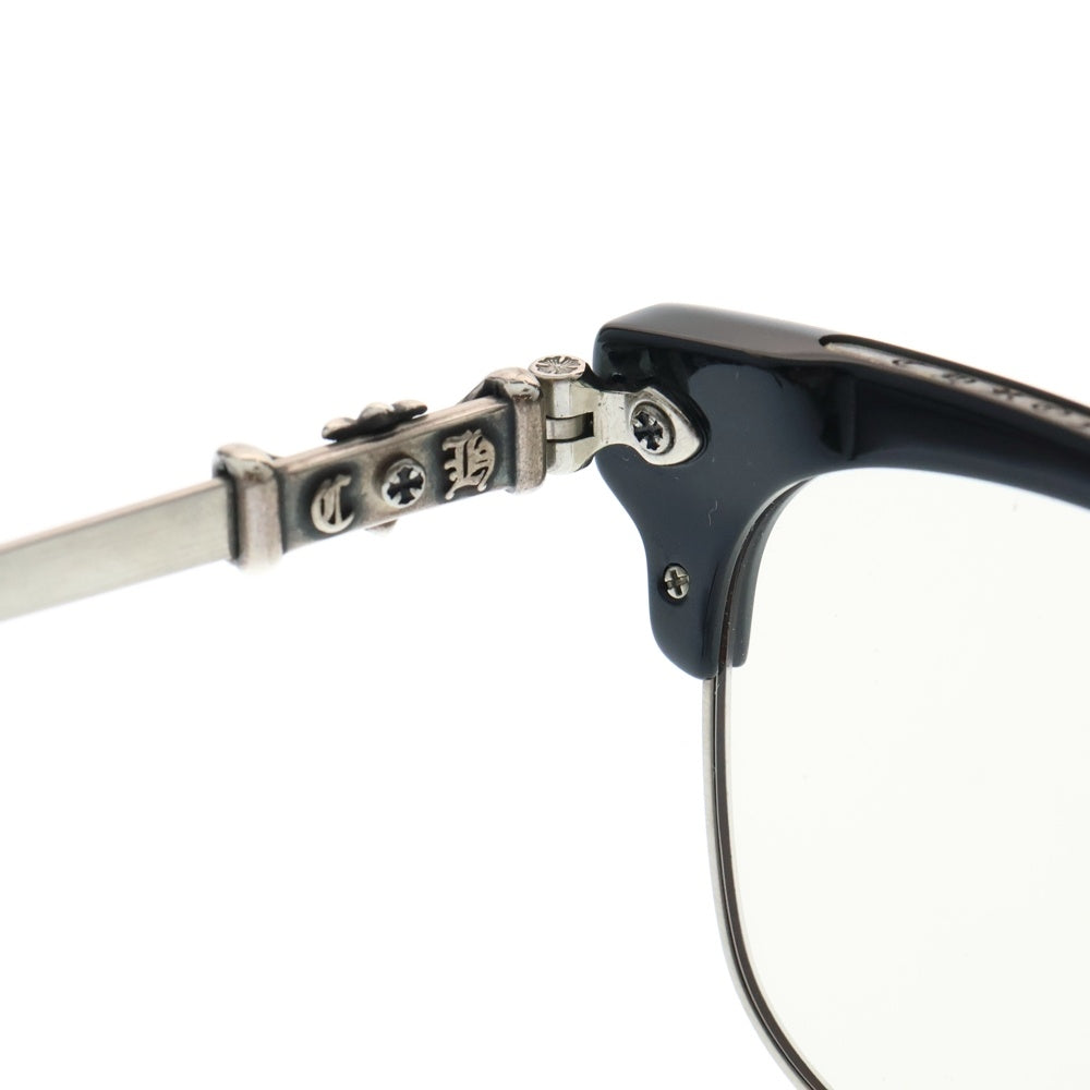 CHROME HEARTS(クロムハーツ) BONENNOISSEUR 2 CHクロステンプル ウェリントンサングラス 眼鏡 アイウェア ブラック