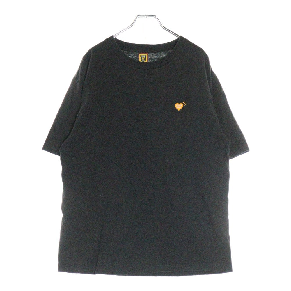 HUMAN MADE(ヒューマンメイド) Heart Badge T-Shirt ハートロゴ刺繍 半袖Tシャツ ブラック