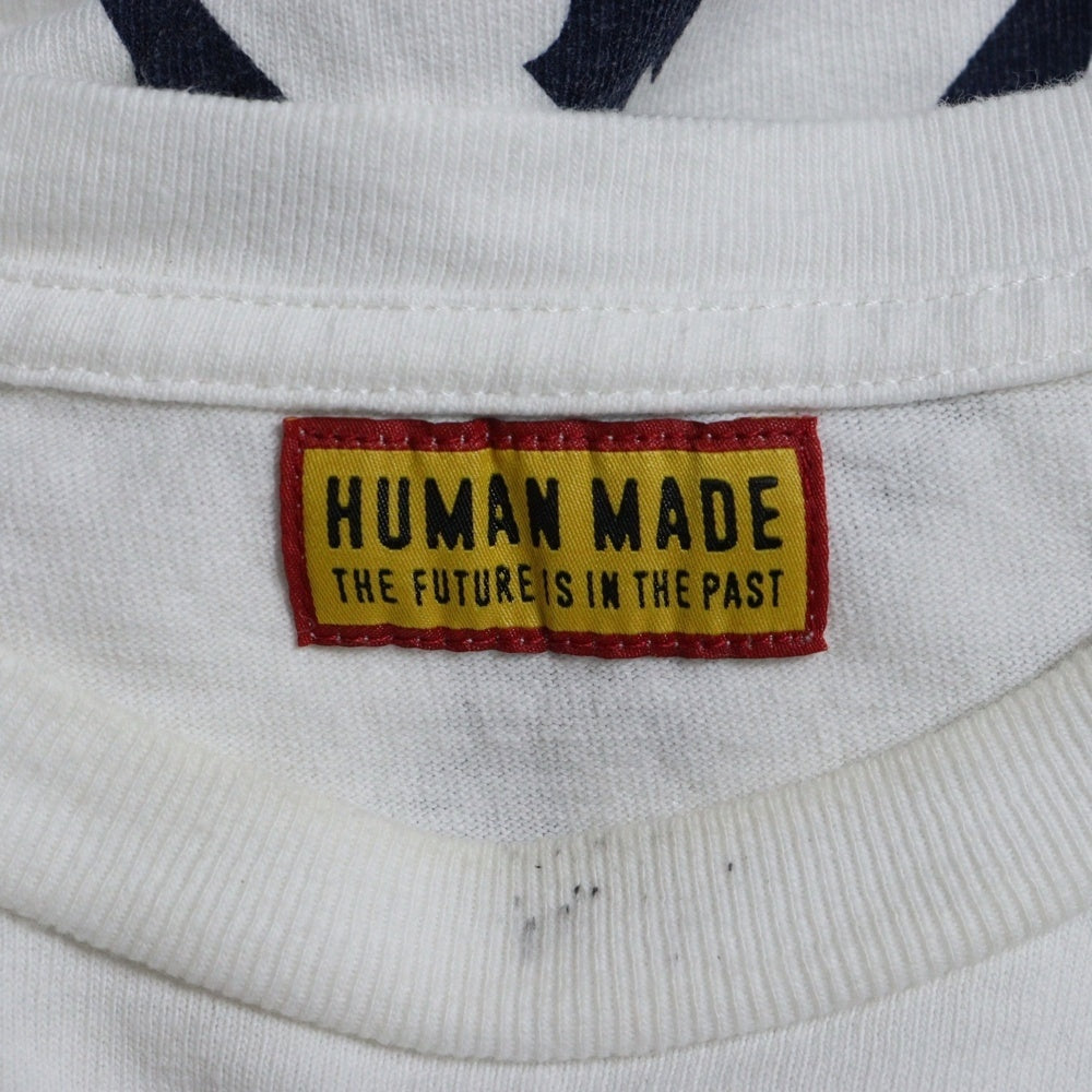 HUMAN MADE(ヒューマンメイド) 25SS Bear Flag T-Shirt ベアプリント半袖Tシャツ ホワイト