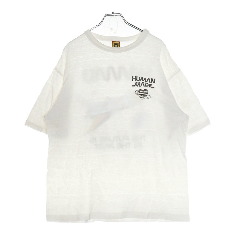 HUMAN MADE(ヒューマンメイド) Graphic T-Shirt バックロケットプリント 半袖Tシャツ ホワイト