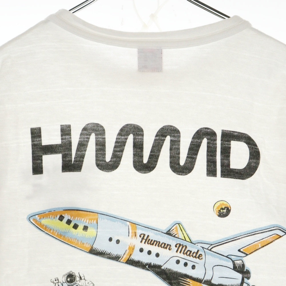 HUMAN MADE(ヒューマンメイド) Graphic T-Shirt バックロケットプリント 半袖Tシャツ ホワイト