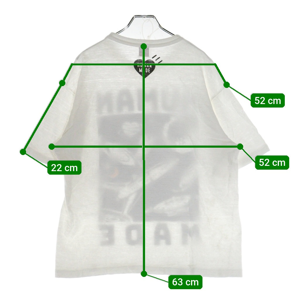 HUMAN MADE(ヒューマンメイド) Graphic T-Shirt フロントロケットプリント 半袖Tシャツ ホワイト