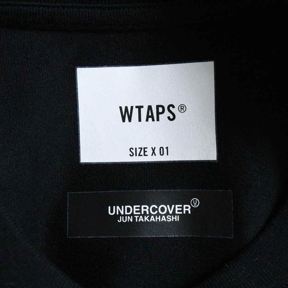 WTAPS(ダブルタップス) 24SS ×UNDERCOVER T-Shirt アンダーカバー 半袖Tシャツ ブラック 241ATUCD-CSM01S