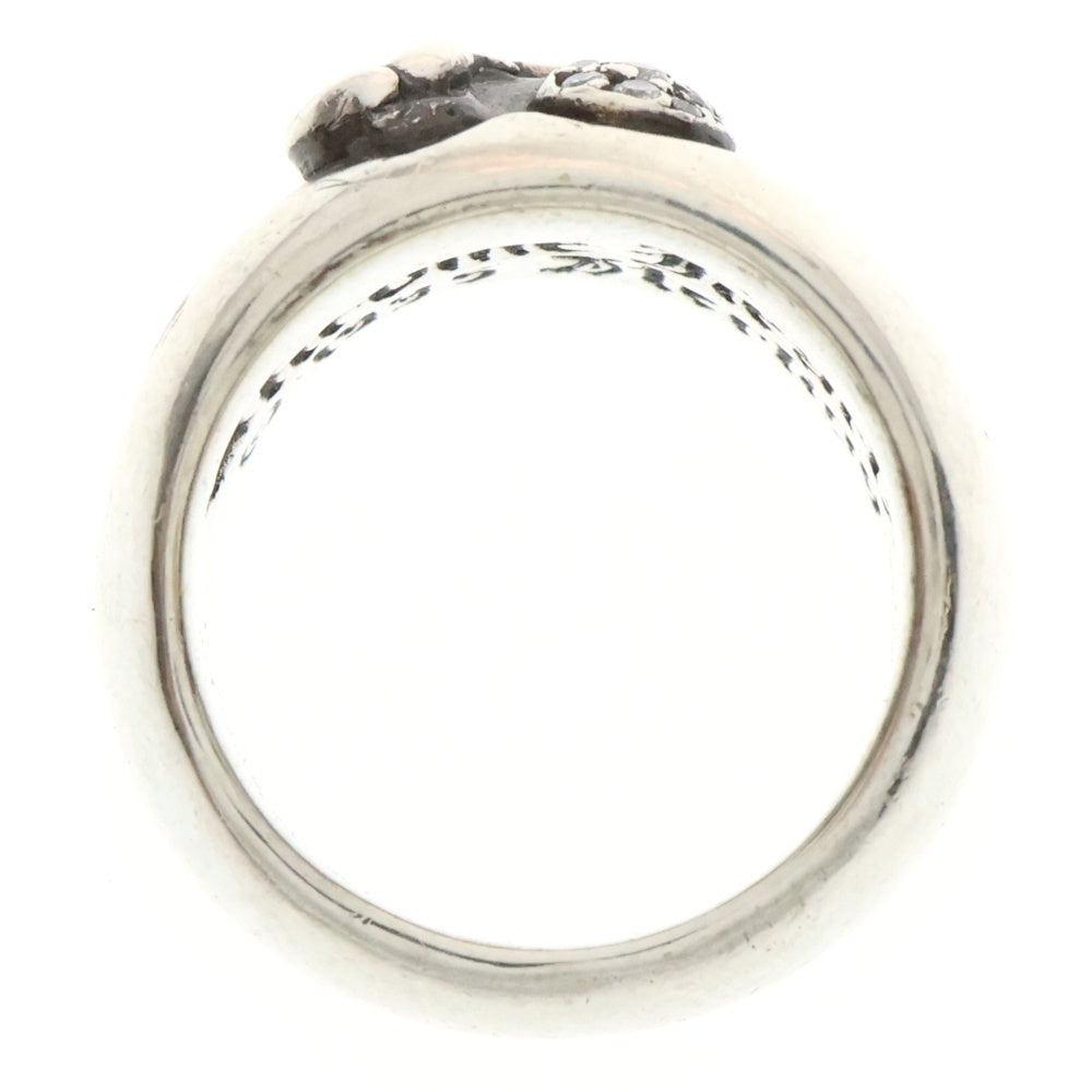 CHROME HEARTS(クロムハーツ) HEART IN BAND PAVE DIA ハートインバンドリングパヴェダイヤ シルバー