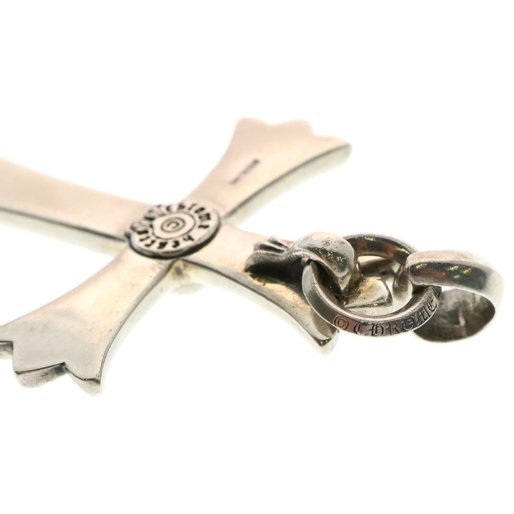 CHROME HEARTS(クロムハーツ) CH CRS LG W/BALE Wベイル ラージCHクロスペンダントトップ シルバー BCA215