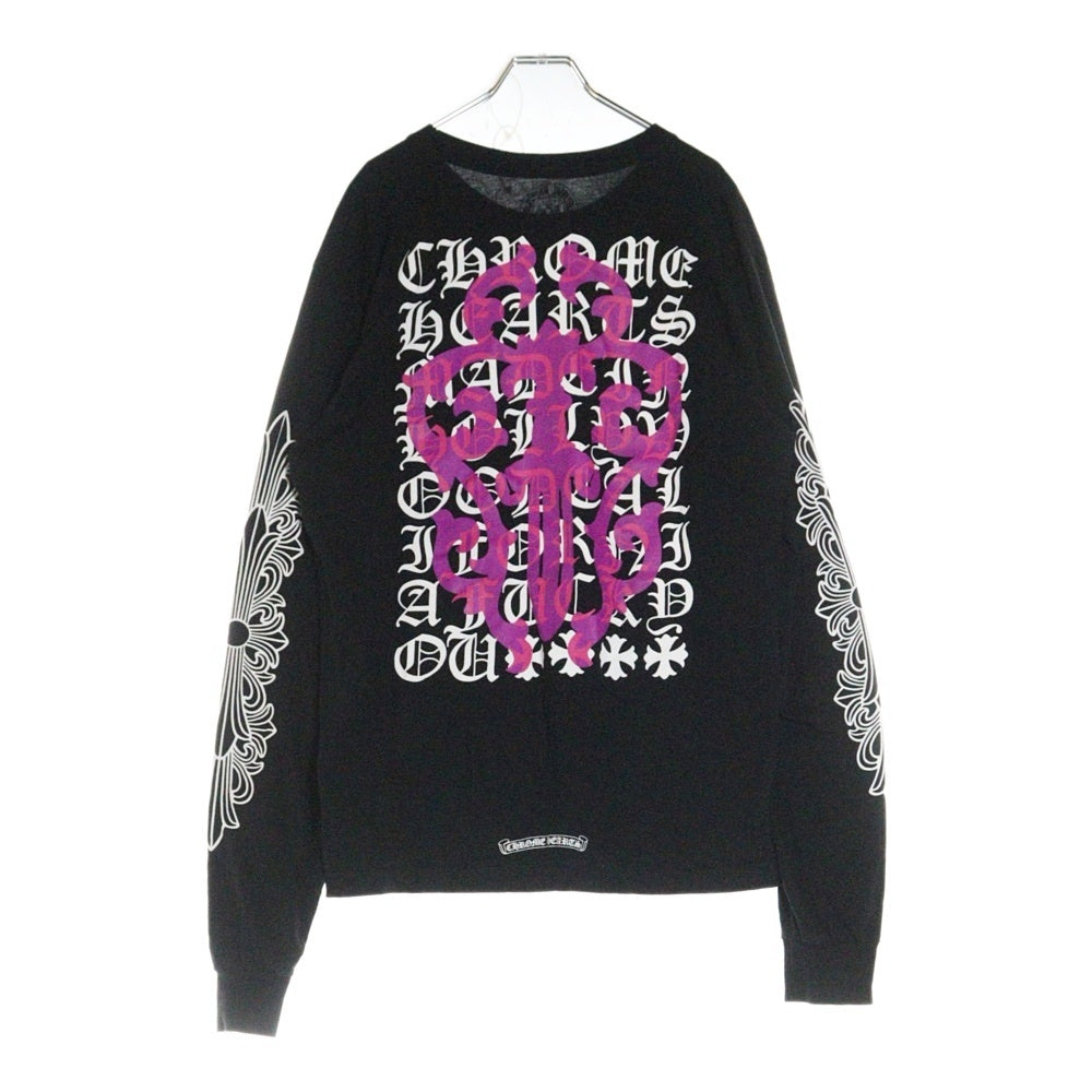 CHROME HEARTS クロムハーツ　長袖　ロンT CHROME HEARTS クロムハーツ サーマル 長袖 ロンT 黒 ブラック