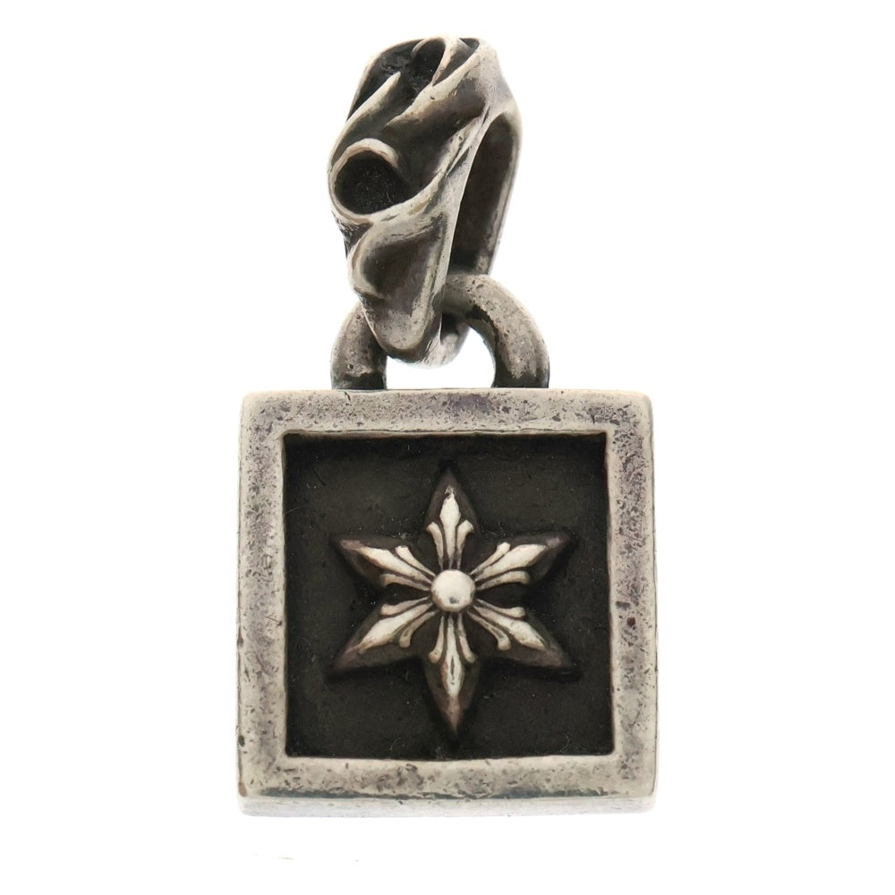 CHROME HEARTS(クロムハーツ) FRAMED STAR フレームドスター チャーム ネックレストップ シルバー