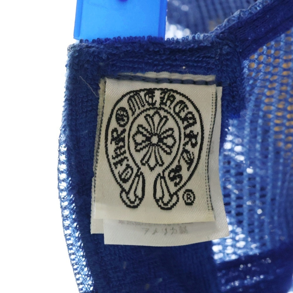 CHROME HEARTS(クロムハーツ) OLD TRUCKER CAP トラッカーキャップ CHロゴパッチクロスボール付メッシュキャップ ブルー/レッド