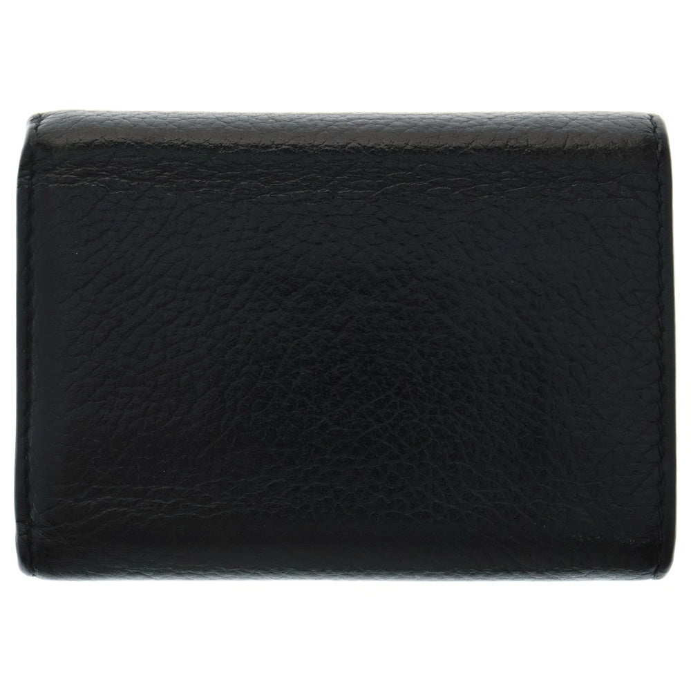 BALENCIAGA(バレンシアガ) CASH MINI WALLET レザーウォレット 3つ折り財布 ブラック 594312